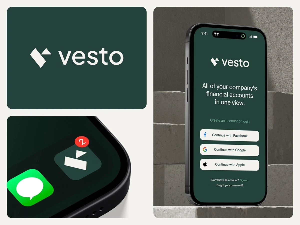 — Vesto Logo & Brand Identity Design